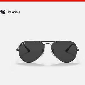 Ray-ban AVIATOR TOTAL BLACK Sunglasses